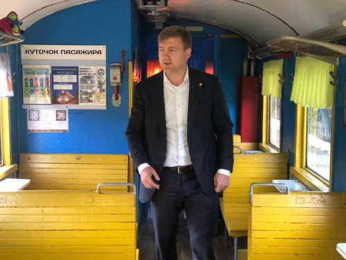Віталій Коваль планує відновити повноцінну роботу «Дитячої залізниці»*