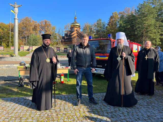 На території монастиря в Гурбах створили добровільну пожежну команду