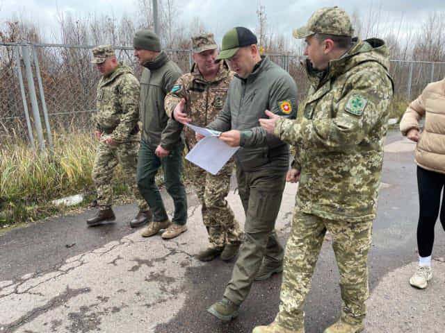 Віталій Коваль відвідав нульову відмітку кордону з білоруссю