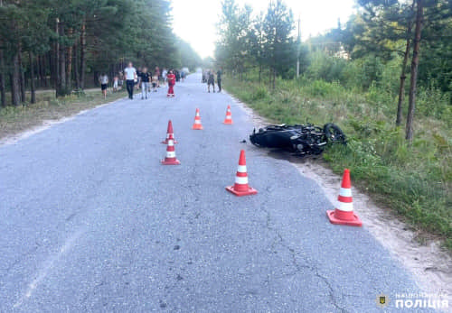 У Рівненському районі загинув мотоцикліст