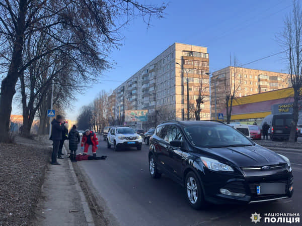 Збив пішохідку на нерегульованому переході