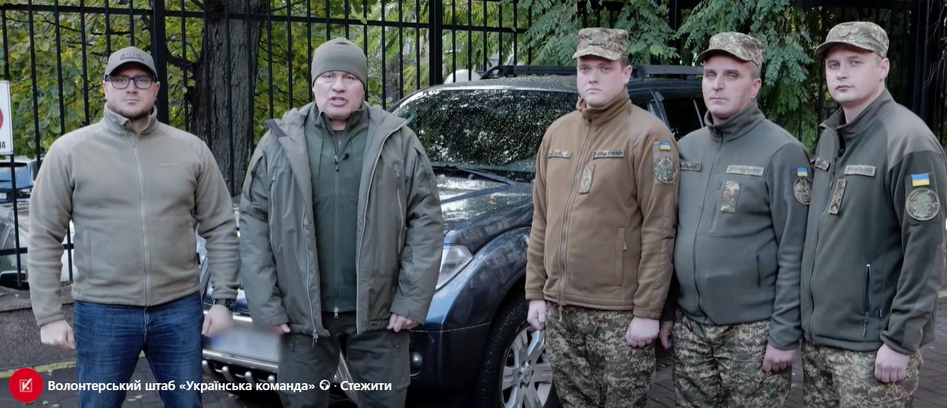 «Українська команда» передала позашляховик бійцям 25 бригади Нацгвардії